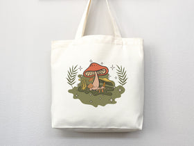 Mushroom Tote Bag — Animal Lover Gift (022)