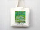 Monet Tote Bag, Artsy Tote Bag, Art Tote Bag, Artsy Tote, Art Bag, Monet Bag, Aesthetic Bag, Monet Tote,Monet Gift,Monet Japanese Footbridge