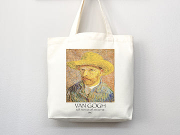 Van Gogh Tote Bag, Artsy Tote Bag, Art Tote Bag, Van Gogh Bag, Aesthetic Bag,Shoulder Bag,Van Gogh Tote,Van Gogh Gift,Van Gogh Self Portrait