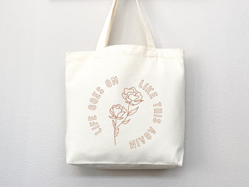 KPop Tote Bag, Kpop Merch, Kpop tote, Kpop bag, Kpop tote bag, Life goes on tote,Bangtan,kpop bag,life goes on,Rm,Jimin,Jungkook,J-hope,Suga