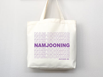 KPop Tote Bag, Kpop Merch, Kpop tote, Kpop bag, Kpop tote bag, Life goes on tote,Bangtan,kpop bag,life goes on,Rm,Jimin,Jungkook,J-hope,Suga