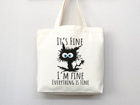 Cat Lover Tote Bag — Gift for Cat Lover (001)