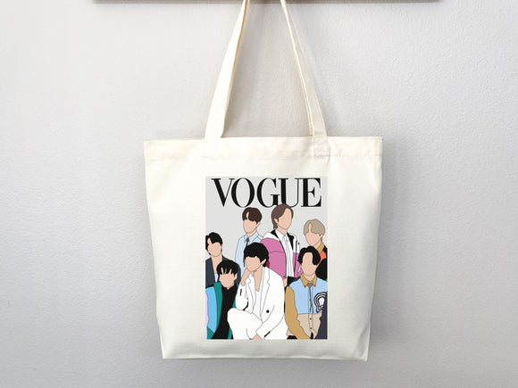 KPop Tote Bag, Kpop Merch, Kpop tote, Kpop bag, Kpop tote bag, Life goes on tote,Bangtan,kpop bag,life goes on,Rm,Jimin,Jungkook,J-hope,Suga