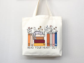 Book Lover Tote Bag — Book Lover Gift (018)
