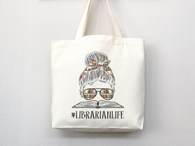Book Lover Tote Bag — Book Lover Gift (019)