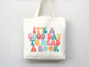 It's Good Day to Read Tote Bag, Book Lovers Tote, Gift for Book Lover, Gift For Bookworms, Gift For Teachers, Readers' Tote, Library Tote