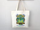 Owl Canvas Tote Bag, Owl Tote Bag, Owl Bag, Handmade Owl Bag, Owl Tote, Everyday Bag, Practical Bag, Shoulder Bag, aesthetic tote bag