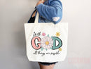 Faith Tote Bag Christian Tote Bag Canvas Gift Religious Gift Scripture Gift Bible Verse Christian Girl Gift Church Gift School Tote Shopper