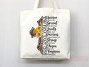 Faith Tote Bag Christian Tote Bag Canvas Gift Religious Gift Scripture Gift Bible Verse Christian Girl Gift Church Gift School Tote Shopper
