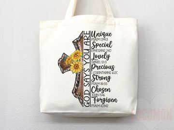 Faith Tote Bag Christian Tote Bag Canvas Gift Religious Gift Scripture Gift Bible Verse Christian Girl Gift Church Gift School Tote Shopper