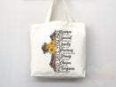 Faith Tote Bag Christian Tote Bag Canvas Gift Religious Gift Scripture Gift Bible Verse Christian Girl Gift Church Gift School Tote Shopper