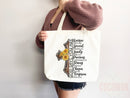 Faith Tote Bag Christian Tote Bag Canvas Gift Religious Gift Scripture Gift Bible Verse Christian Girl Gift Church Gift School Tote Shopper