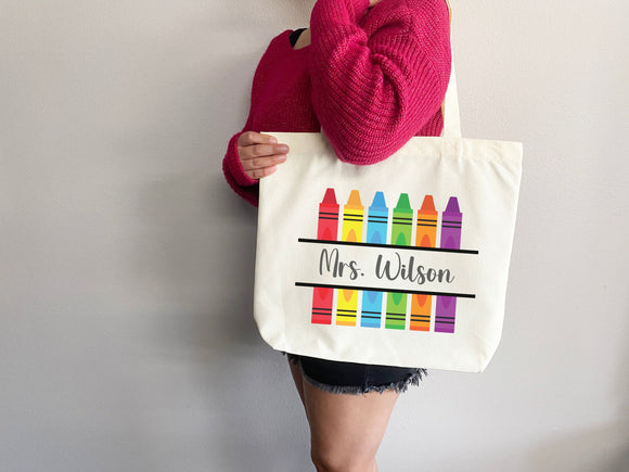 Personalized Teacher Tote Bag Custom Teacher Tote Bag Custom Teacher Gift Tote Bag for Teacher Appreciation Gift for Teacher Custom Tote Bag