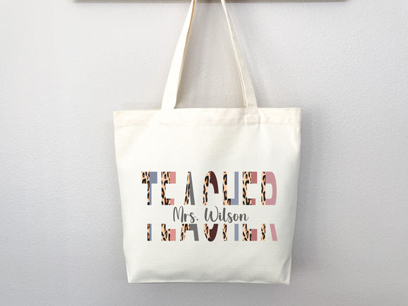 Personalized Teacher Tote Bag Custom Teacher Tote Bag Custom Teacher Gift Tote Bag for Teacher Appreciation Gift for Teacher Custom Tote Bag