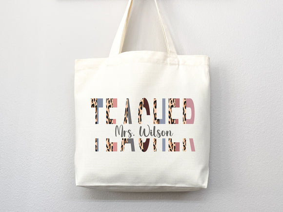 Personalized Teacher Tote Bag Custom Teacher Tote Bag Custom Teacher Gift Tote Bag for Teacher Appreciation Gift for Teacher Custom Tote Bag
