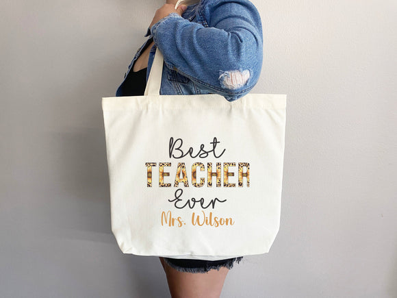 Personalized Teacher Tote Bag Custom Teacher Tote Bag Custom Teacher Gift Tote Bag for Teacher Appreciation Gift for Teacher Custom Tote Bag