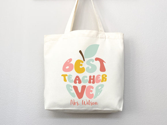 Personalized Teacher Tote Bag Custom Teacher Tote Bag Custom Teacher Gift Tote Bag for Teacher Appreciation Gift for Teacher Custom Tote Bag