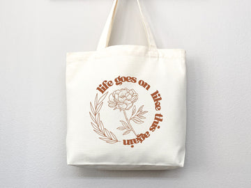 KPop Tote Bag, Kpop Merch, Kpop tote, Kpop bag, Kpop tote bag, Life goes on tote,Bangtan,kpop bag,life goes on,Rm,Jimin,Jungkook,J-hope,Suga