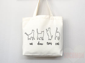Cat Lover Tote Bag — Gift for Cat Lover (003)