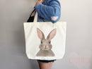 Bunny Lover Tote Bag Easter Bunny Tote Bag Easter Bag Peter Rabbit Lover Bunny Lover Gift Cute Bunny Gift Cute Tote Bag Aesthetic Tote Bag