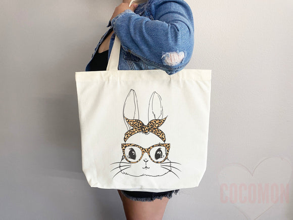 Bunny Lover Tote Bag Easter Bunny Tote Bag Easter Bag Peter Rabbit Lover Bunny Lover Gift Cute Bunny Gift Cute Tote Bag Aesthetic Tote Bag