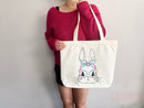 Bunny Lover Tote Bag Easter Bunny Tote Bag Easter Bag Peter Rabbit Lover Bunny Lover Gift Cute Bunny Gift Cute Tote Bag Aesthetic Tote Bag