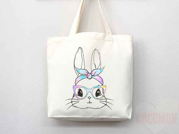 Bunny Lover Tote Bag Easter Bunny Tote Bag Easter Bag Peter Rabbit Lover Bunny Lover Gift Cute Bunny Gift Cute Tote Bag Aesthetic Tote Bag