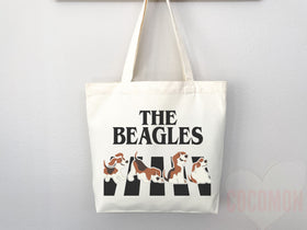 The Beagles Bag, Cute Gift for dog mom, Puppy Bag, Puppy Tote Bag, Cute Tote Bag, Dog Bag, Dog Mom Tote Bag, Dog Lover Gift,Gift for Dog Mom