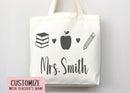 Personalized Teacher Tote Bag Custom Teacher Tote Bag Custom Teacher Gift Tote Bag for Teacher Appreciation Gift for Teacher Custom Tote Bag