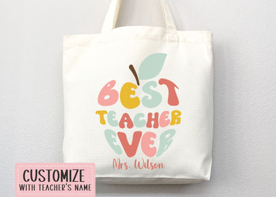 Personalized Teacher Tote Bag Custom Teacher Tote Bag Custom Teacher Gift Tote Bag for Teacher Appreciation Gift for Teacher Custom Tote Bag