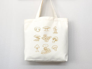 Mushroom Tote bag, cottagecore bag, canvas tote bag, eco friendly bag,aesthetic tote,mushroom gift,cute tote bag,fairycore,nature lover gift