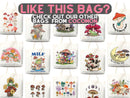 Frog Lover Bag Mushroom Tote bag cottagecore bag canvas tote bag aesthetic tote mushroom gift nature lover gift frog lover gift frog tote