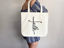 Faith Tote Bag Christian Tote Bag Canvas Gift Religious Gift Scripture Gift Bible Verse Christian Girl Gift Church Gift School Tote Shopper