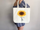 Faith Tote Bag Christian Tote Bag Canvas Gift Religious Gift Scripture Gift Bible Verse Christian Girl Gift Church Gift School Tote Shopper