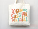 Personalized Bag Tote Thank You Bag Custom Tote Shopper Thank You Bag Custom Gift For Her Personalized Gift For Her Reusable Bag Grocery Bag