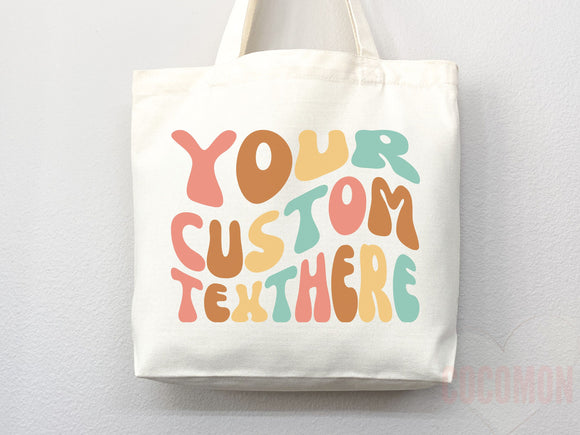 Personalized Bag Tote Thank You Bag Custom Tote Shopper Thank You Bag Custom Gift For Her Personalized Gift For Her Reusable Bag Grocery Bag