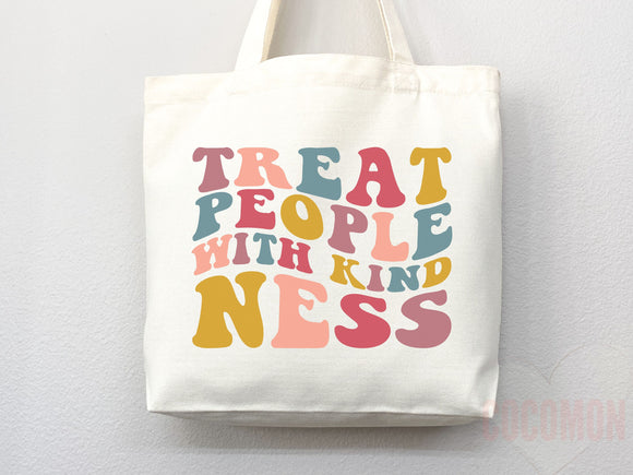 Kindness Tote Bag Canvas Womens Tote For Her Cute Tote Bag Reusable Bag Grocery Tote Shopper Aesthetic Tote Everyday Tote Eco Friendly Bag