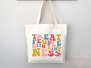 Kindness Tote Bag Canvas Womens Tote For Her Cute Tote Bag Reusable Bag Grocery Tote Shopper Aesthetic Tote Everyday Tote Eco Friendly Bag