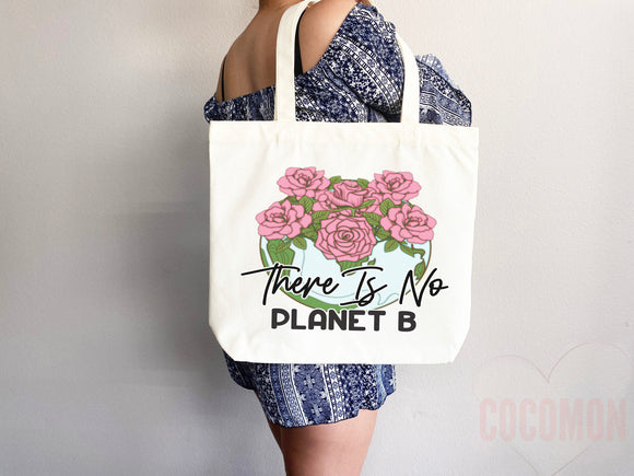 Create A Kinder Planet Tote Bag Canvas Women Tote For Her Cute Tote Bag Reusable Bag Grocery Tote Shopper Everyday Tote Bag Eco Friendly Bag