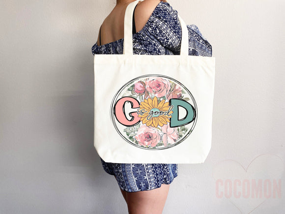 Faith Tote Bag Christian Tote Bag Canvas Gift Religious Gift Scripture Gift Bible Verse Christian Girl Gift Church Gift School Tote Shopper