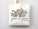 Faith Tote Bag Christian Tote Bag Canvas Gift Religious Gift Scripture Gift Bible Verse Christian Girl Gift Church Gift School Tote Shopper