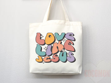 Faith Tote Bag Christian Tote Bag Canvas Gift Religious Gift Scripture Gift Bible Verse Christian Girl Gift Church Gift School Tote Shopper