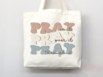 Faith Tote Bag Christian Tote Bag Canvas Gift Religious Gift Scripture Gift Bible Verse Christian Girl Gift Church Gift School Tote Shopper