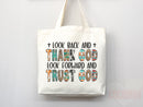 Faith Tote Bag Christian Tote Bag Canvas Gift Religious Gift Scripture Gift Bible Verse Christian Girl Gift Church Gift School Tote Shopper