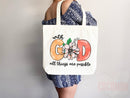 Faith Tote Bag Christian Tote Bag Canvas Gift Religious Gift Scripture Gift Bible Verse Christian Girl Gift Church Gift School Tote Shopper