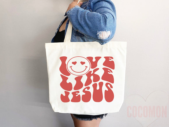 Faith Tote Bag Christian Tote Bag Canvas Gift Religious Gift Scripture Gift Bible Verse Christian Girl Gift Church Gift School Tote Shopper