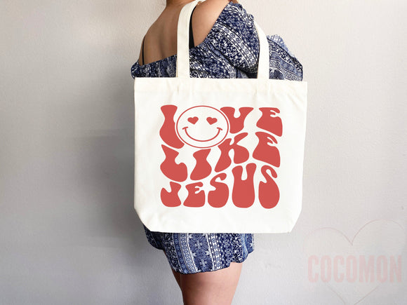 Faith Tote Bag Christian Tote Bag Canvas Gift Religious Gift Scripture Gift Bible Verse Christian Girl Gift Church Gift School Tote Shopper