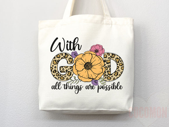 Faith Tote Bag Christian Tote Bag Canvas Gift Religious Gift Scripture Gift Bible Verse Christian Girl Gift Church Gift School Tote Shopper
