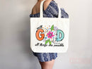 Faith Tote Bag Christian Tote Bag Canvas Gift Religious Gift Scripture Gift Bible Verse Christian Girl Gift Church Gift School Tote Shopper