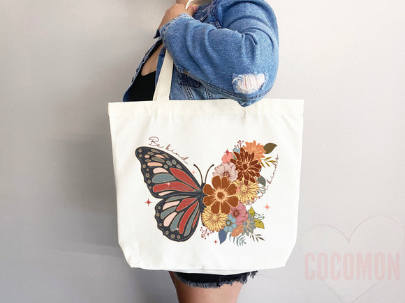 Kindness Tote Bag Canvas Womens Tote For Her Cute Tote Bag Reusable Bag Grocery Tote Shopper Aesthetic Tote Everyday Tote Eco Friendly Bag